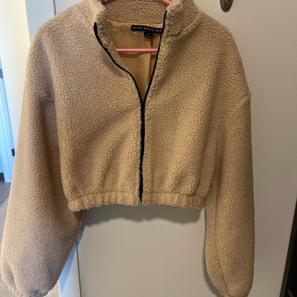 Cropped Zip-up Fleece